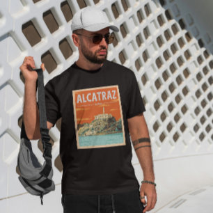 Alcatraz Prison Travel Poster T-Shirt