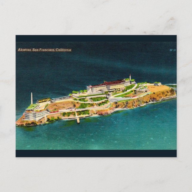 Alcatraz San Francisco Postkarte (Vorderseite)