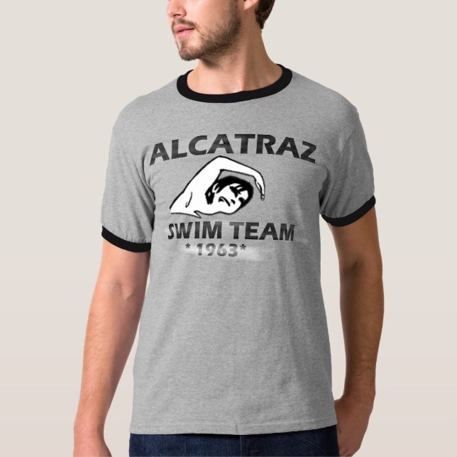 ALCATRAZ SCHWIMMTEAM T-Shirt (Vorderseite)