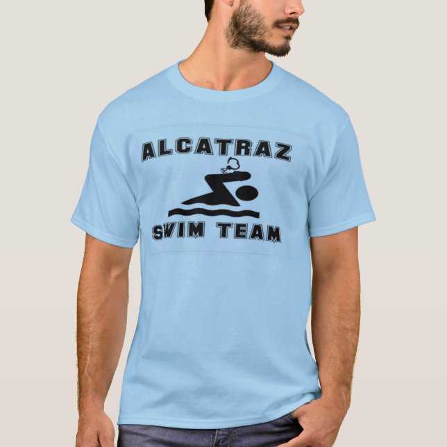 Alcatraz Schwimmteam-T-Shirt T-Shirt (Vorderseite)