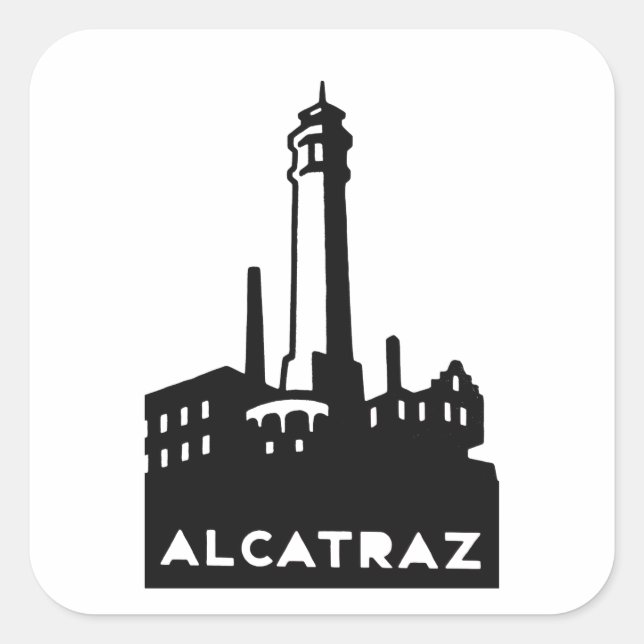 Alcatraz Stickers (Vorderseite)
