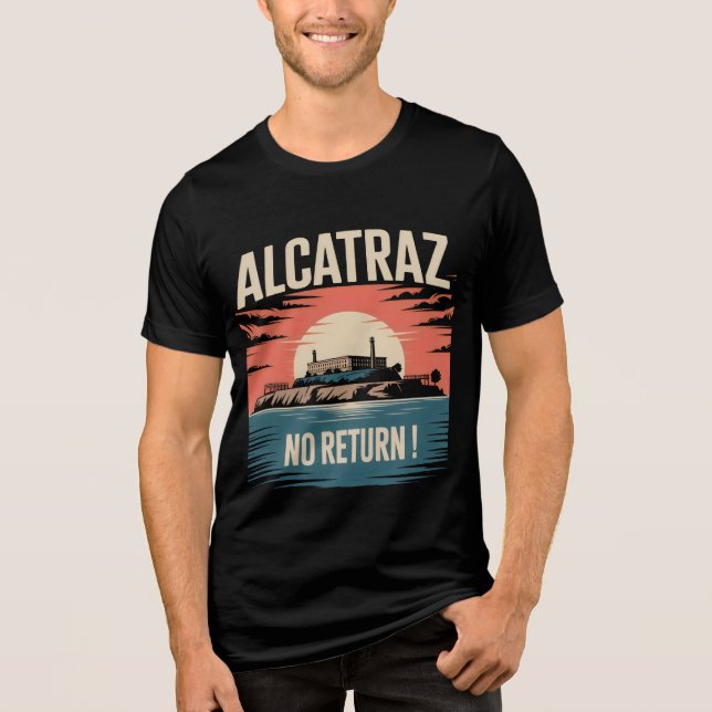 Alcatraz. Tri-Blend Shirt (Vorderseite)