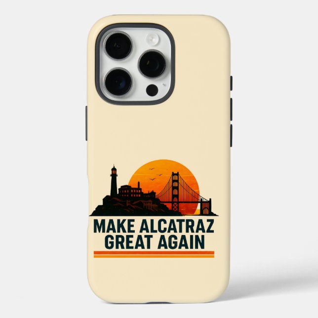 Alcatraz wieder großartig machen Case-Mate iPhone hülle (Rückseite)