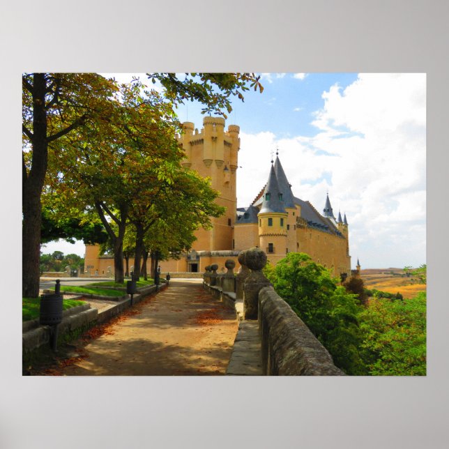 Alcazar (Schloss) von Segovia, Spanien - Poster (Vorne)