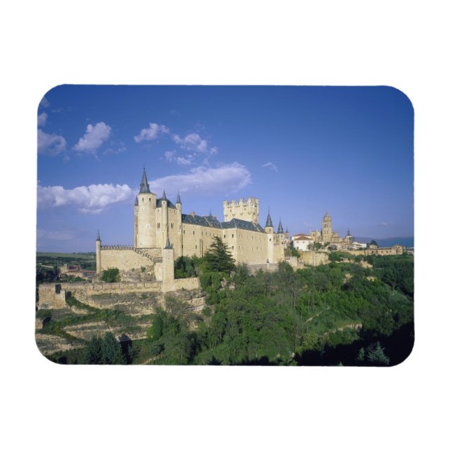 Alcazar, Segovia, Kastilien Leon, Spanien 2 Magnet (Horizontal)