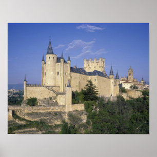 Alcazar, Segovia, Kastilien Leon, Spanien Poster