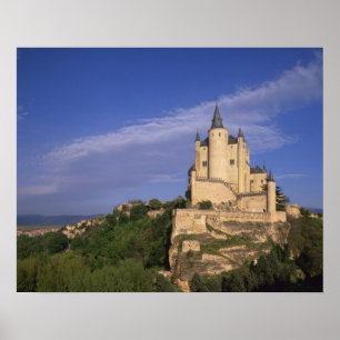 Alcazar, Segovia, Kastilien Leon, Spanien Poster