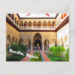 Alcazar, Sevilla, Spanien Postkarte