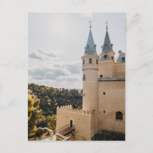 Alcázar von Segovia mittelalterliche Burg Postkarte