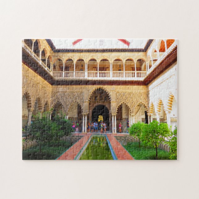 Alcazar von Sevilla-Puzzlespiel Puzzle (Horizontal)