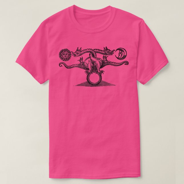 Alchemical Dragons Black T-Shirt (Design vorne)