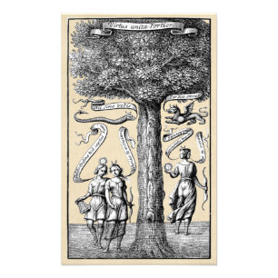 Alchemical Oppositives, vereint durch Conjunktion Fotodruck