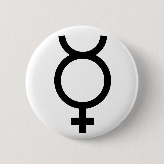 Alchemical Symbol Mercurys Button
