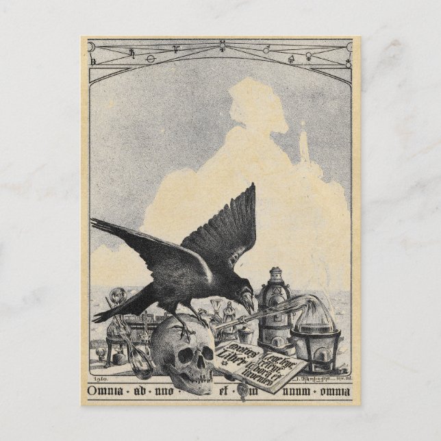 Alchemie in ägyptischen Pyramiden Postkarte (Vorderseite)