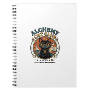 Alchemie-Katze Katzenliebhaber-Geschenk - Alchemie Notizblock