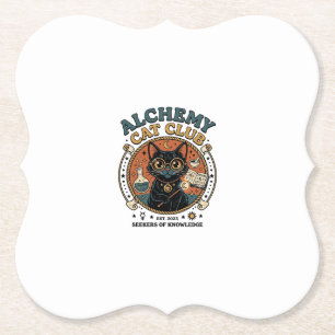 Alchemie-Katze Katzenliebhaber-Geschenk - Alchemie Untersetzer