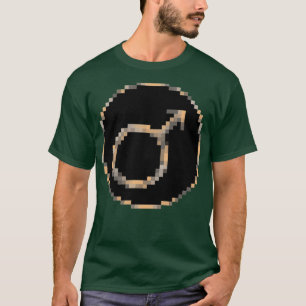 Alchemikalische Symbole Eisen Pixel T-Shirt