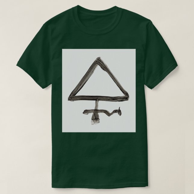 Alchemikalische Symbole Schwefel eins T-Shirt (Design vorne)