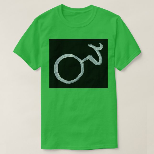 Alchemische Symbole Magnesium fünf invertiert T-Shirt (Design vorne)