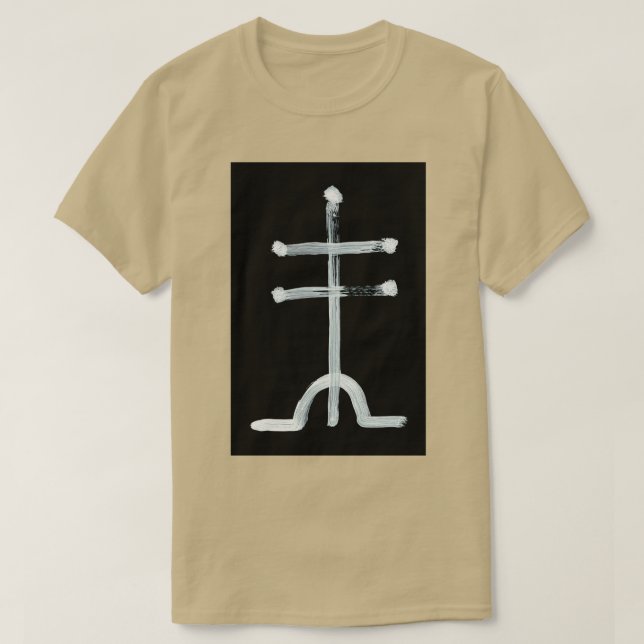 Alchemische Symbole Weißes Arsen T-Shirt (Design vorne)
