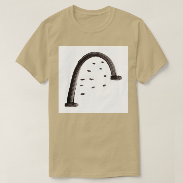 Alchemische Symbole Winter T-Shirt (Design vorne)