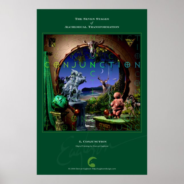 Alchemische Transformationen 4: Verbindung Poster (Vorne)