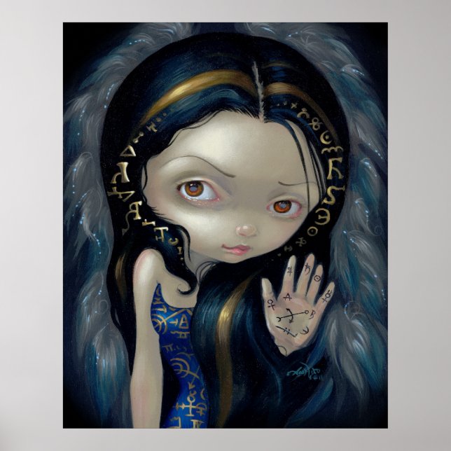 Alchemischer Engel 5 ART DRUCKER Gothic Fee Alchem Poster (Vorne)