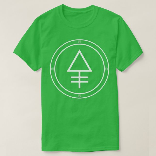 Alchemischer Phosphor Alchemisches Symbol T-Shirt (Design vorne)