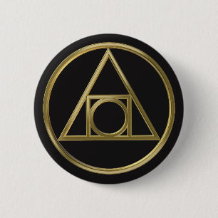Alchemisches Symbol Button