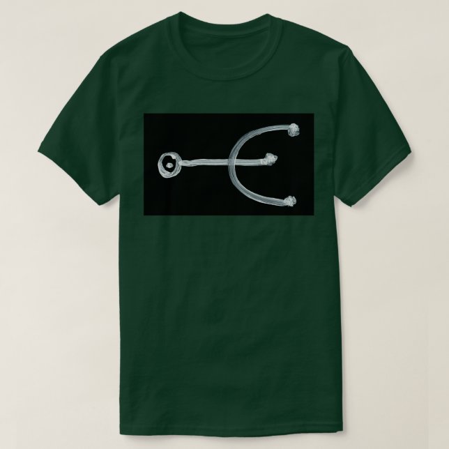 Alchemisches Symbol-Element invertiert T-Shirt (Design vorne)
