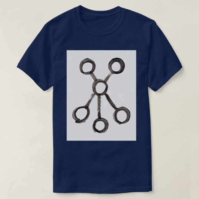 Alchemisches Symbol Öl zwei T-Shirt (Design vorne)
