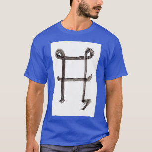 Alchemisches Symbol Seifenstein Drei Schritte T-Shirt