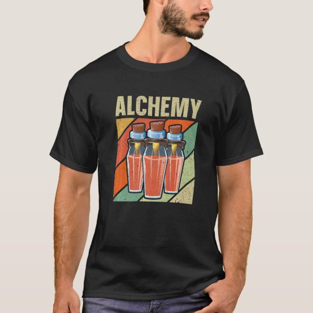 Alchemist Alchemy Potion Chemist Chemistry Magic L T-Shirt (Vorderseite)