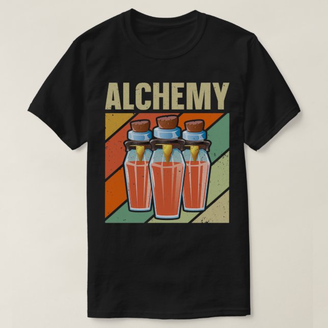 Alchemist Alchemy Potion Chemistry T-Shirt (Design vorne)
