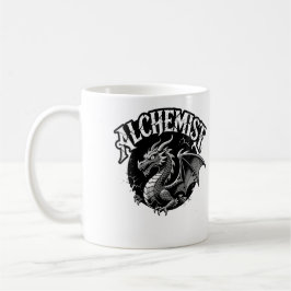 Alchemist geflügelte Schlange Kaffeetasse