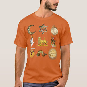Alchemist Grimoire Magical Symbols T-Shirt
