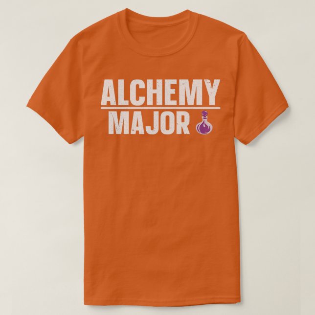 Alchemist Major Chemie T-Shirt (Design vorne)