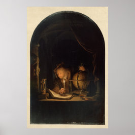 Alchemist Philosoph im Mittelalter Poster