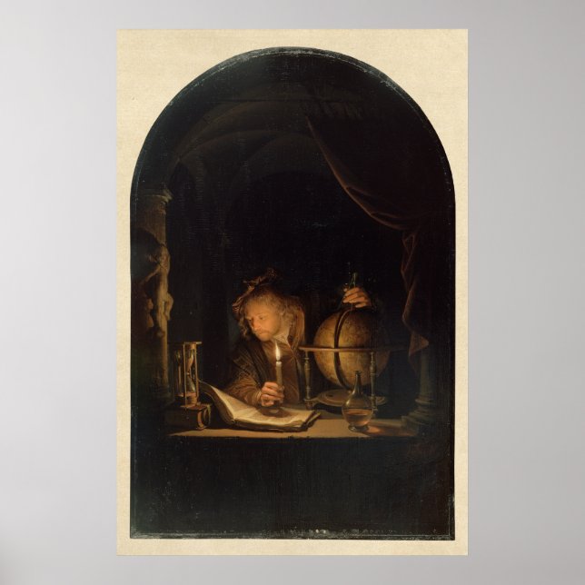 Alchemist Philosoph im Mittelalter Poster (Vorne)