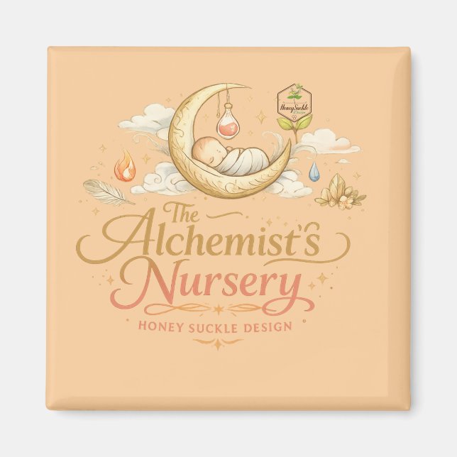Alchemisten-Kinderstube Magnet (Vorne)