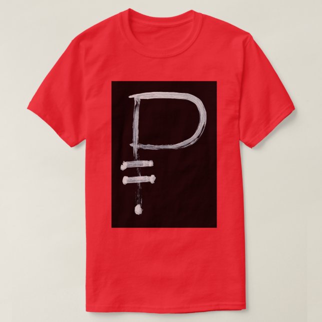 Alchemistische Symbole Pulver T-Shirt (Design vorne)