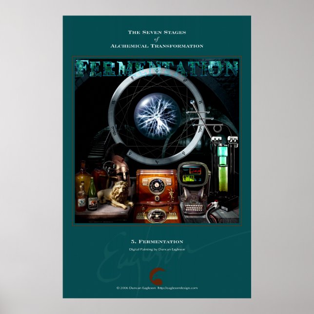 Alchemistische Transformationen 5: Fermentation Poster (Vorne)