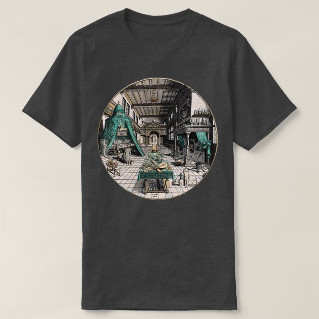Alchemistx27s Laboratory von Heinrich Khunrath T-Shirt (Design vorne)