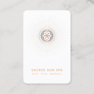 *~* Alchemy Heilige Geometrie Shaman Mandala Visitenkarte