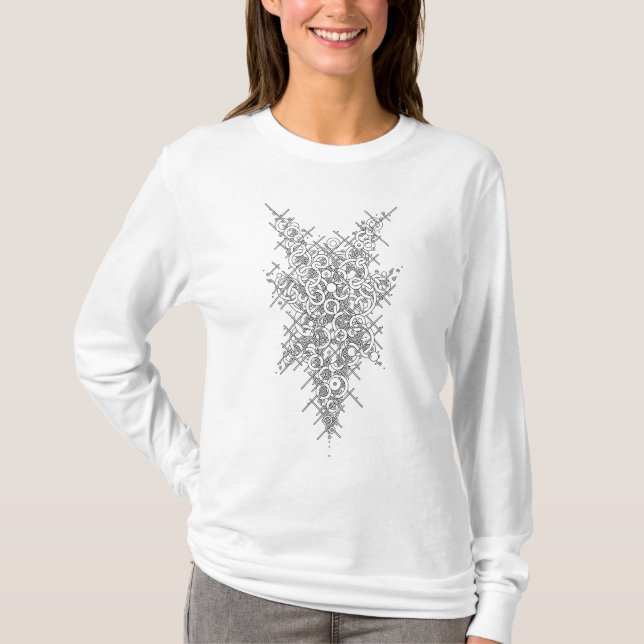 Alchemy-Inspiriert geometrischer T - Shirt (Vorderseite)