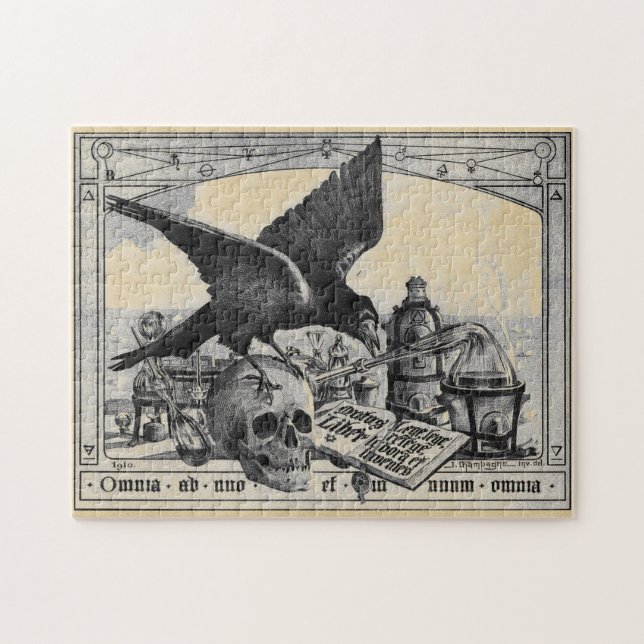 Alchemy Laboratory im Mittelalter Puzzle (Horizontal)