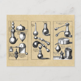 Alchemy Laboratory Mortar and Pestle Postkarte