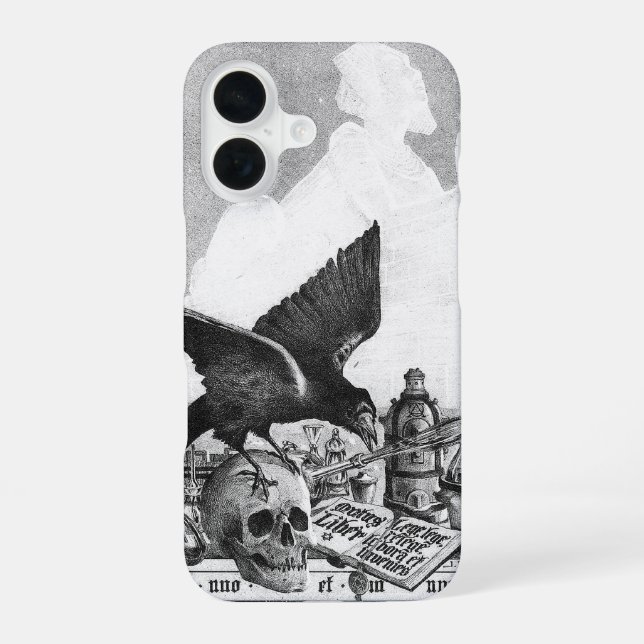 Alchemy Laboratory und Sphinx iPhone 16 Hülle (Rückseite)