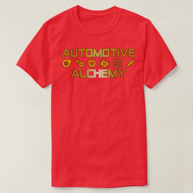 Alchemy Mechanical Automotive T-Shirt (Design vorne)