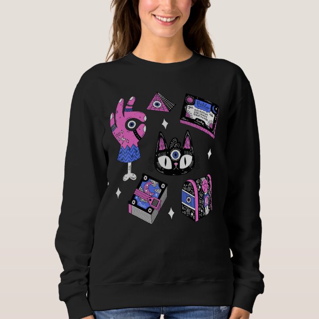 Alchemy Occult Hexe Wizard Mystic Magic 1 Sweatshirt (Vorderseite)